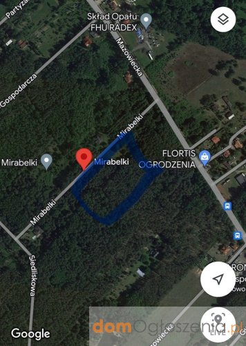 Cicha duża działka budowlana przy lesie 3000m2 Marynin, 20 min od Warszawy