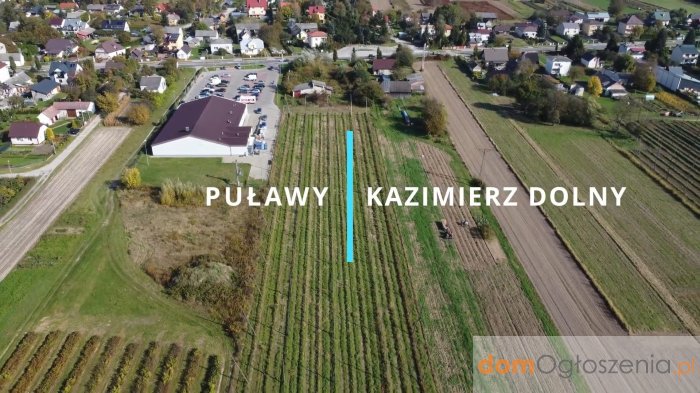 35 000 m2, Puławy, przy drodze do Kazimierza Dolnego nad Wisłą, dostep do rzeki!